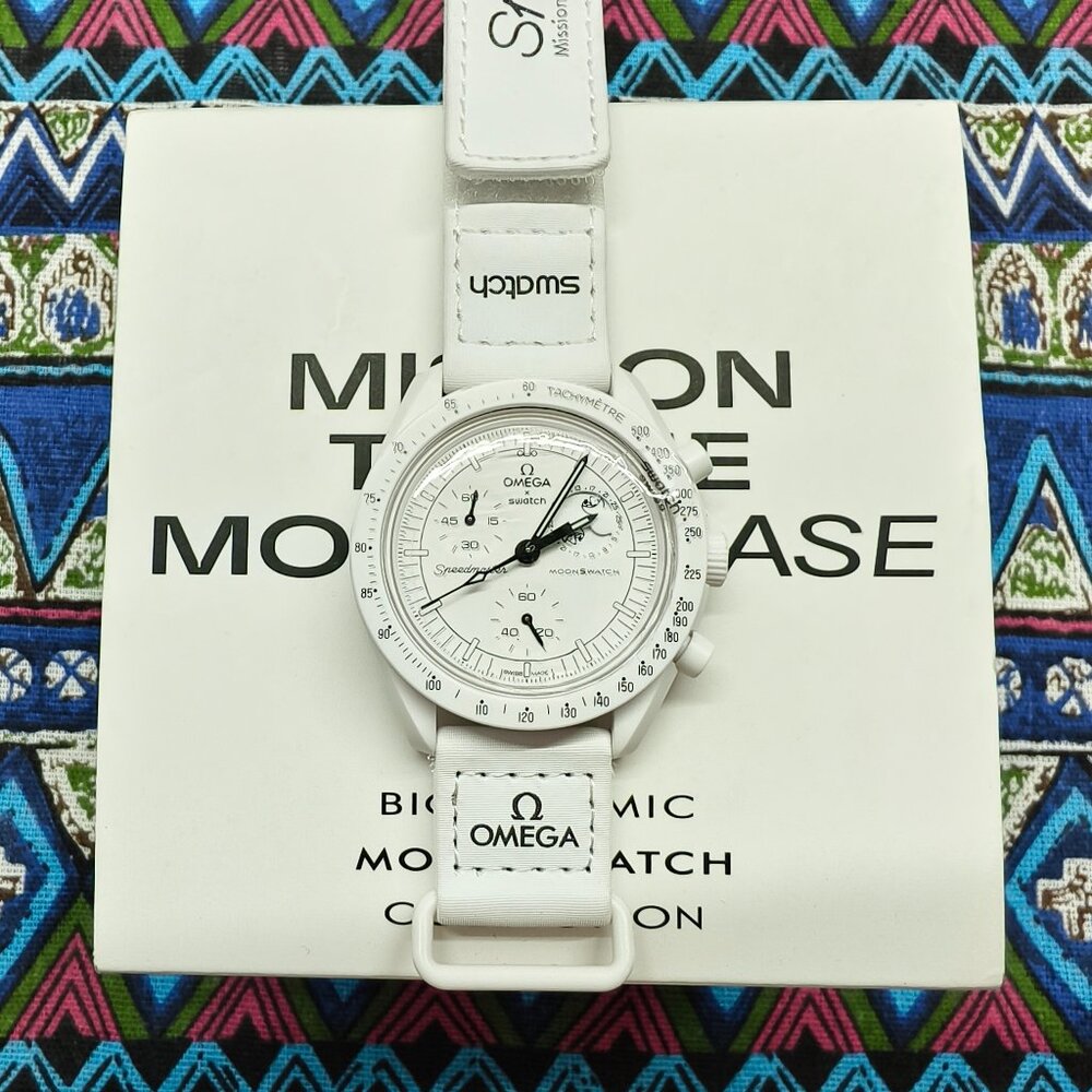 🌟POSH FRESH🌟Omega X Swatch MoonSwatch Mission To The Moonphase Full Moon Watch